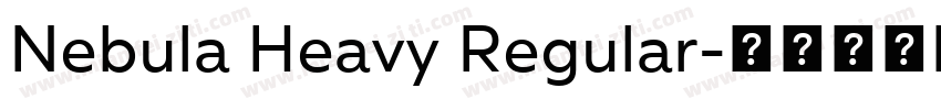 Nebula Heavy Regular字体转换